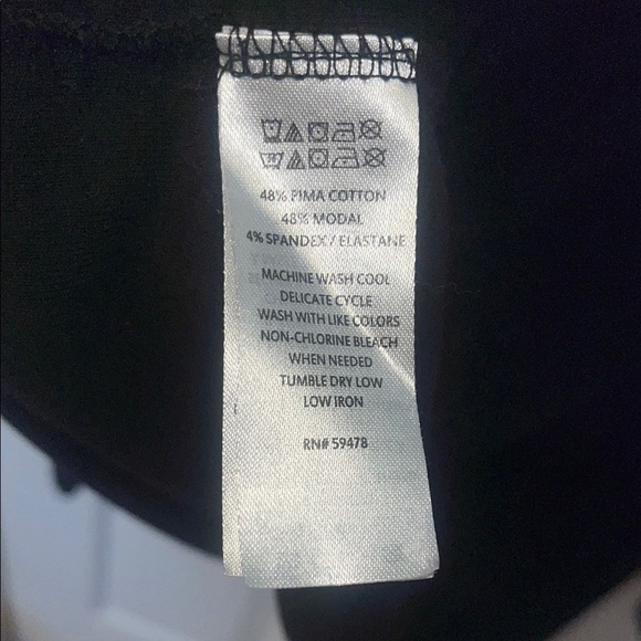 JONES NEW YORK Classic Black Women's Long sleeve tee size xxl - Picture 5 of 6